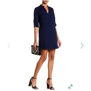 Lush 3/4 Length Sleeve Novak Shift Dress